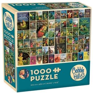 Cobble Hill Nancy Drew Vintage Paperbacks 1000-Piece Puzzle 📚🧩